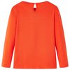 Kids' T-shirt with Long Sleeves Dark Orange 104