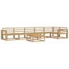 vidaXL Outdoor Sofa Set 7 pcs White 79 x 79 x 37 cm Solid Acacia Wood