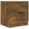 vidaXL Bedside Cabinets 2 pcs Smoked Oak Engineered Wood