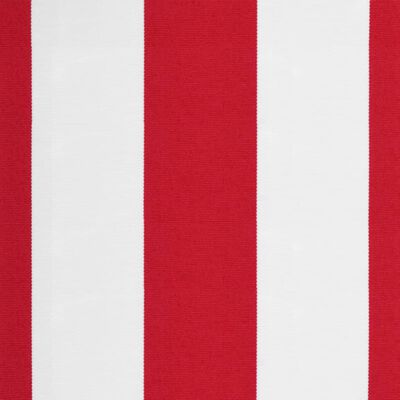 vidaXL Replacement Fabric for Awning Red and White Stripe 4x3.5 m