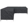 vidaXL Furniture Cover Black 330 x 255 x 80 cm 210D Oxford Fbric