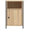 vidaXL Bedside Cabinet Sonoma Oak 40x42x60 cm Engineered Wood