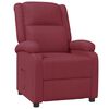 vidaXL Recliner Chair Wine Red Faux Leather