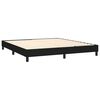 vidaXL Box Spring Bed Frame Black Super King Fabric (UK/IE/FI/NO only)