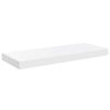 vidaXL Floating Wall Shelves 2 pcs High Gloss White 60x23.5x3.8 cm MDF