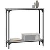 vidaXL Console Table Grey Sonoma 75x22.5x75 cm Engineered Wood