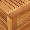 vidaXL Garden Storage Box with Louver 60x50x56 cm Solid Wood Acacia
