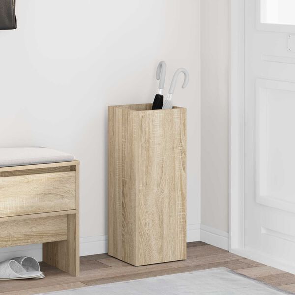 vidaXL Umbrella Stand Sonoma Oak 25 x 24.5 x 64 cm Engineered Wood