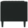 vidaXL Sofa Black 74.5 x 71 x 70.5 cm PVC