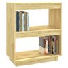 vidaXL Book Cabinet 60x35x71 cm Solid Pinewood