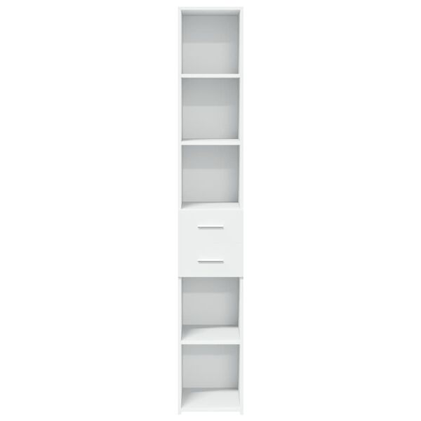 vidaXL Highboard White 30x42.5x185 cm Engineered Wood