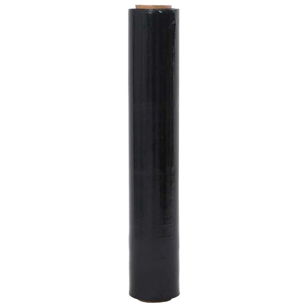 vidaXL Stretch Film 6 pcs Black 23 &mu;m 50 cm x 150 m