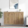 vidaXL Wall-mounted Cabinet 2 pcs Artisan Oak 69.5 x 34 x 90 cm