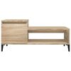 vidaXL Coffee Table Sonoma Oak 100x50x45 cm Engineered Wood