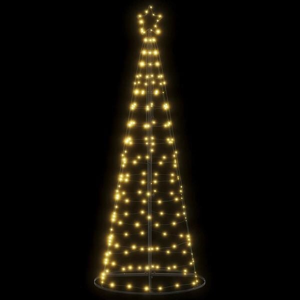 vidaXL LED Christmas Tree 200 LEDs Warm White 180 cm