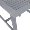 vidaXL Garden Dining Table Grey 88x88x74 cm Solid Acacia Wood