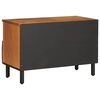 vidaXL TV Cabinet Acacia Brown Finish 70 x 33 x 46 cm Solid Mango Wood