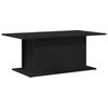 vidaXL Coffee Table Black Oak 102 x 55.5 x 40 cm Engineered Wood