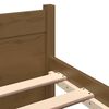 vidaXL Bed Frame without Mattress Honey Brown Solid Wood 200x200 cm