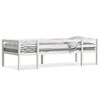 vidaXL Kids' Bed Frame without Mattress White 75x190 cm Small Single Solid Wood Pine