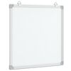 vidaXL Magnetic Whiteboard 60x60x1,7 cm Aluminium