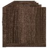vidaXL Wall Cabinets 2 pcs Brown Oak 99x18x16.5 cm Engineered Wood