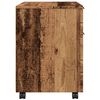 vidaXL Mobile File Cabinet with Wheels Old Wood 45x38x54 cm Engineered Wood