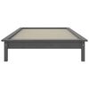 vidaXL Bed Frame without Mattress Grey 100x200 cm Solid Wood