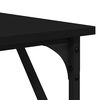 vidaXL Desk Black 149x149x75 cm Engineered Wood