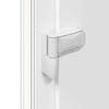 vidaXL Front Door White PVC