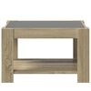 vidaXL Coffee Table with LED Sonoma Oak 73x53x45 cm Engineered Wood