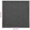 vidaXL Carpet 20 pcs Anthracite 50 x 50 cm 100% Polypropylene