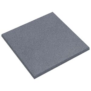 vidaXL Fall Protection Tiles 18 pcs Grey 50 x 50 cm Rubber