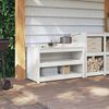 vidaXL Kitchen Cabinet White 106 x 55 x 64 cm Solid Pine Wood