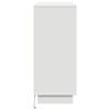 vidaXL LED Sideboard with Shelf White 90 x 32 x 75 cm Engineered Wood