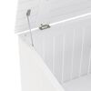 vidaXL Storage Box with Lid RANA White 60x49x54 cm Solid Wood Pine