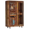 vidaXL Highboard 90x42x142 cm Solid Reclaimed Wood
