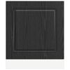 vidaXL Kitchen Cabinet Kalmar Black Oak 60 x 1.5 x 67 cm