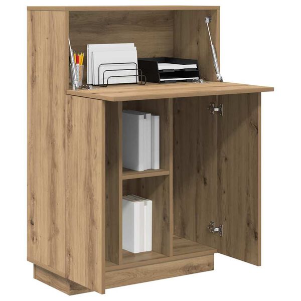 vidaXL Desk Artisan Oak 71.5 x 31.5 x 106.5 cm Engineered Wood