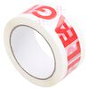 vidaXL Packaging Tape 72 pcs FRAGILE Printed White 48 mm x 66 m