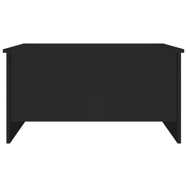 vidaXL Coffee Table Black 80x55.5x41.5 cm Engineered Wood
