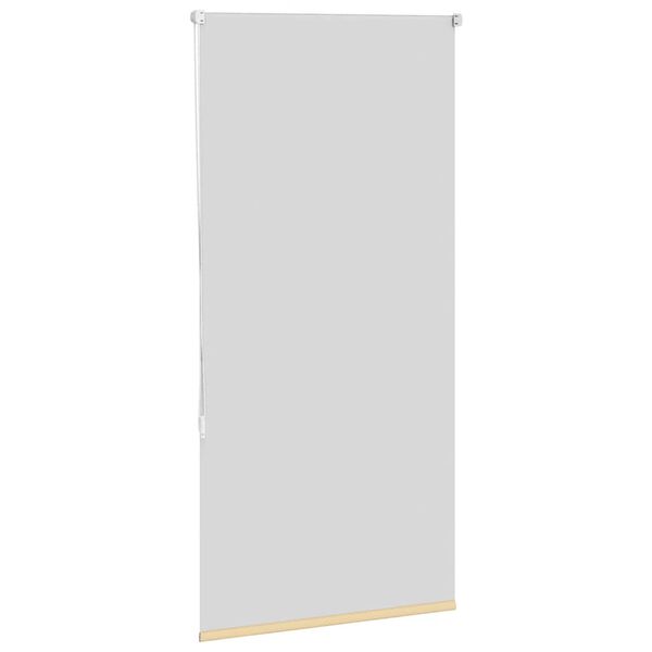 vidaXL Roller Blind Blackout Beige 85x175 cm Fabric Width 80.7 cm Polyester