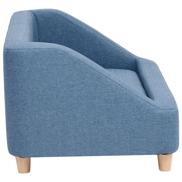 vidaXL Dog Sofa Blue 85x50x39 cm Linen