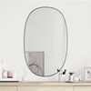 vidaXL Wall Mirror Black 70x45 cm