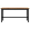 vidaXL Dining Bench 2 pcs Old Wood 100 x 32.5 x 48.5 cm