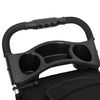 vidaXL Folding Dog Stroller Black 80x46x98 cm Oxford Fabric