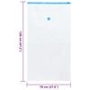vidaXL Storage Bags 5 pcs Transparent and Blue 120 x 70 cm