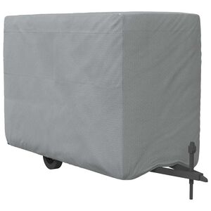 vidaXL Horse Trailer Cover Grey 396x178x250 cm Non-woven Fabric