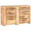 vidaXL Drawer Cabinet 118x33x75 cm Solid Mango Wood