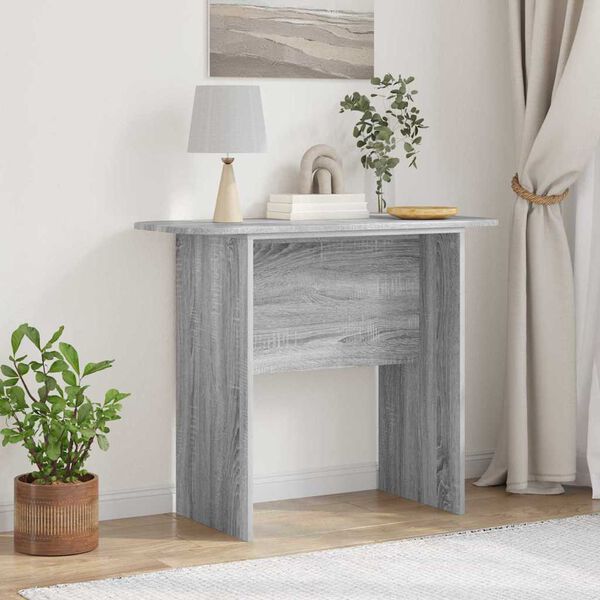 vidaXL Console Table Grey Sonoma 93 x 40 x 75 cm Engineered Wood